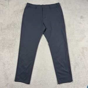 Jack Archer Jetsetter Tech Pants Men 34x30 Blue Chino Slim Fit Golf Performance